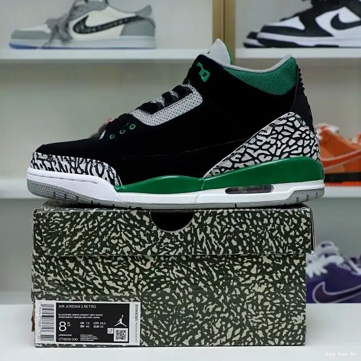 PINE GREEN 3 AIR Kimikick JORDAN 0420